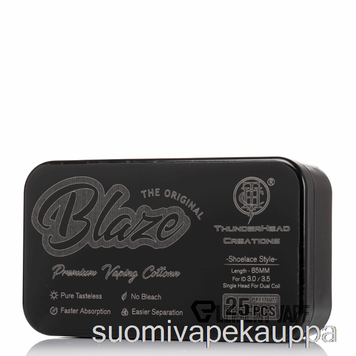 Vape Suomi Thunderhead Luomukset Blaze Puuvilla Blaze Puuvilla